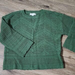 Elegant Forest Green Women's Sweater